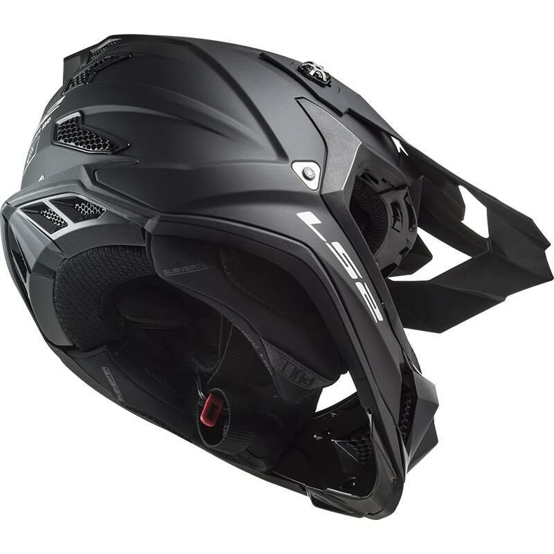 Motocross Helm LS2 MX700 Subverter Noir schwarz