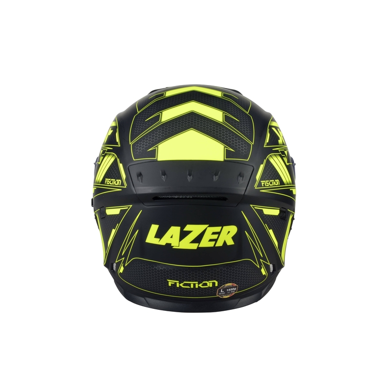 Integral Motorradhelm Lazer Rafale Evo MM Roadtech schwarz-fluo gelb