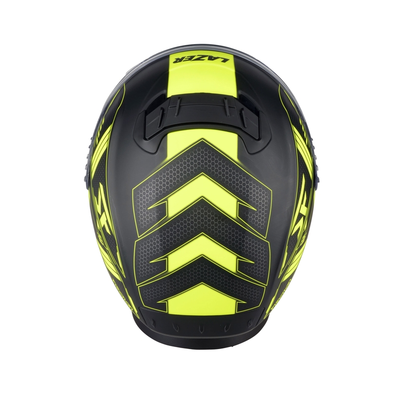 Integral Motorradhelm Lazer Rafale Evo MM Roadtech schwarz-fluo gelb