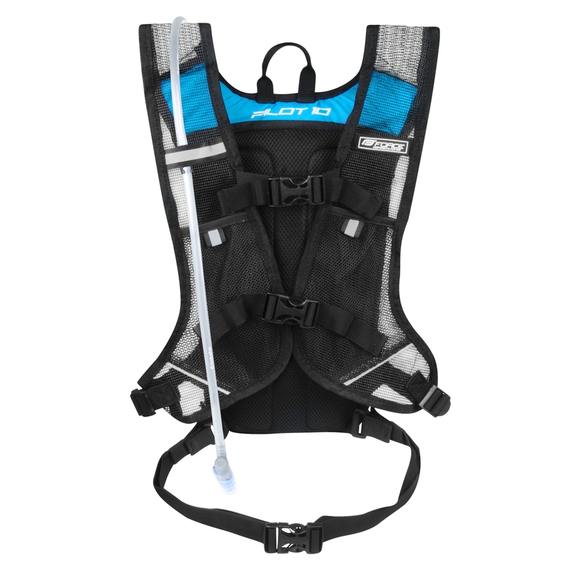 Radsport-Rucksack FORCE Pilot Plus 10 l fluo gelb mit Hydrovac Ausverkauf