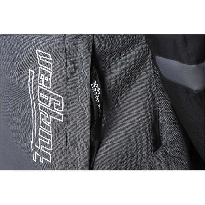 Damen Furygan Apalaches rot, weiß, schwarz und grau Motorradjacke