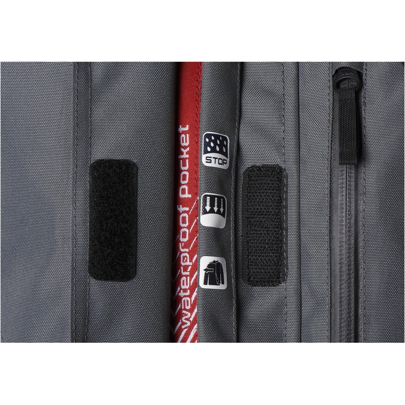 Damen Furygan Apalaches rot, weiß, schwarz und grau Motorradjacke