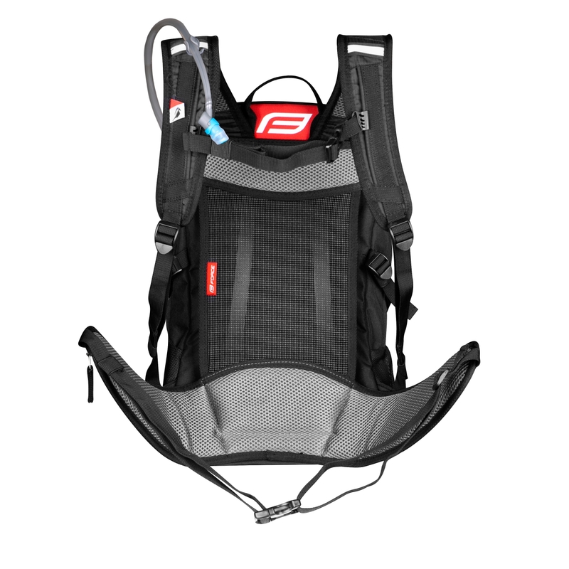 Radsport-Rucksack FORCE Grade Plus 22 l schwarz mit Hydrovac Ausverkauf