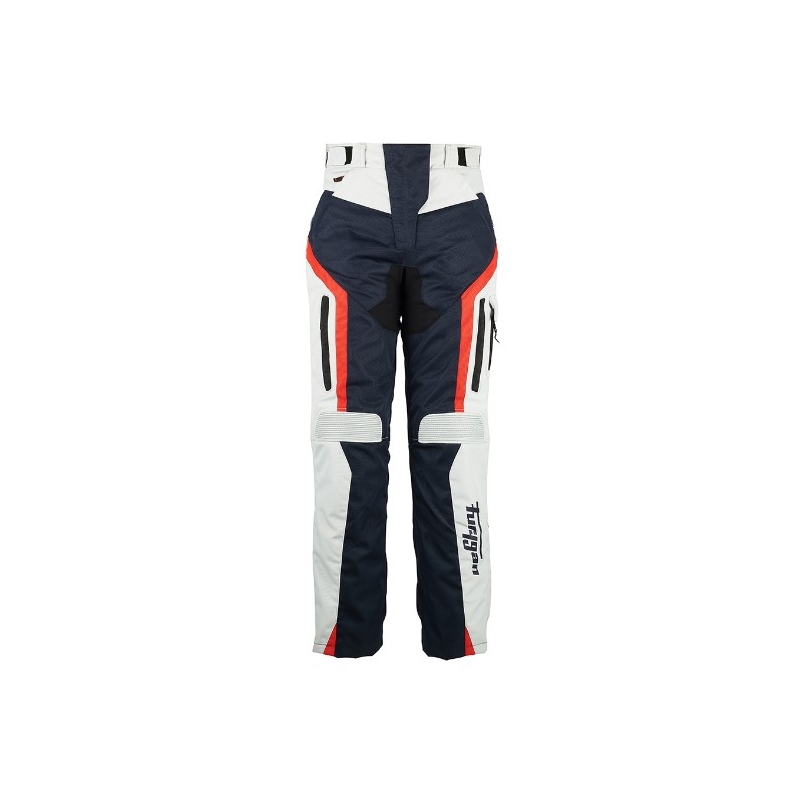 Damen Furygan Apalaches Schwarz-Rot-Weiß-Blau Motorradhose Ausverkauf