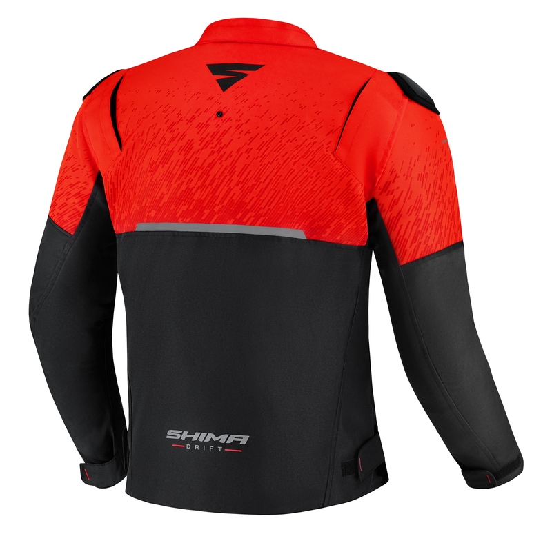 Motorradjacke Shima Drift schwarz-rot