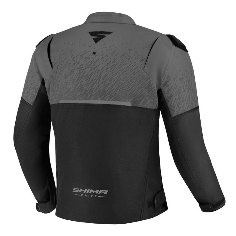 Motorradjacke Shima Drift schwarz-grau