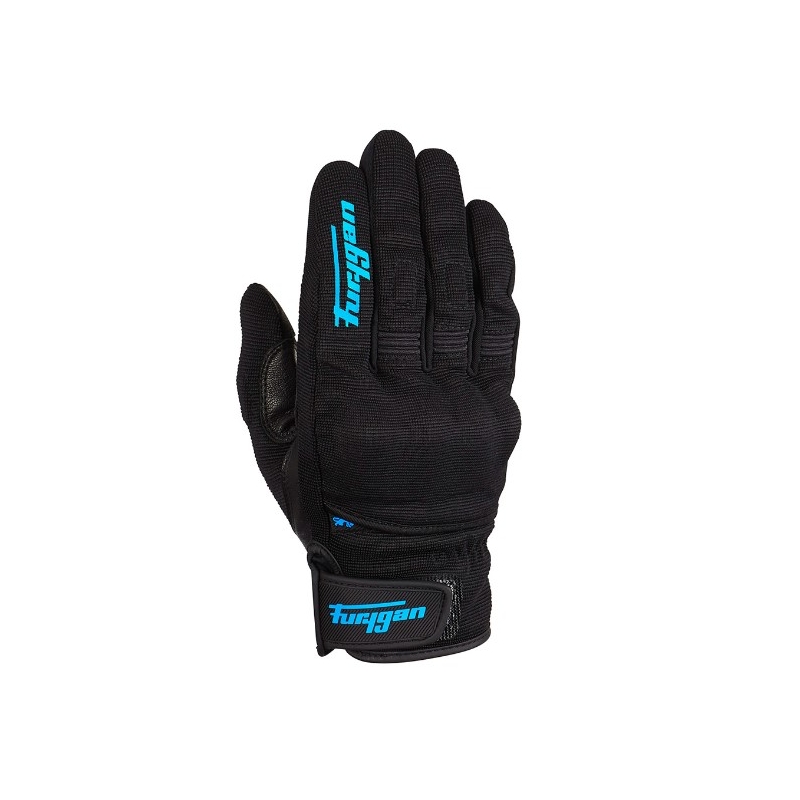 Damen Furygan Jet D3O Schwarz und Türkis Motorradhandschuhe