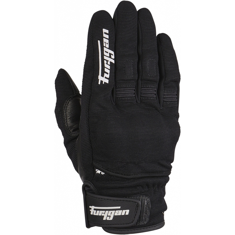 Furygan Jet D3O Damen Motorradhandschuhe schwarz-weiß