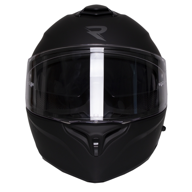 Street Racer Ranger schwarz matt klappbarer Motorradhelm