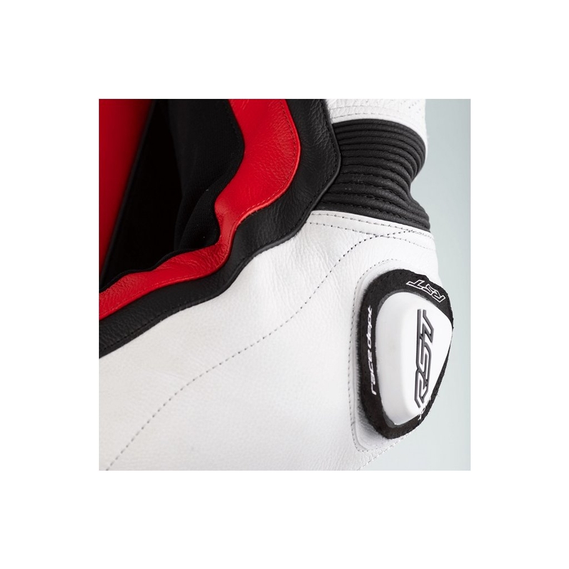 Einteiliger RST Pro Series Airbag schwarz-weiß-rot Motorradoverall  Ausverkauf