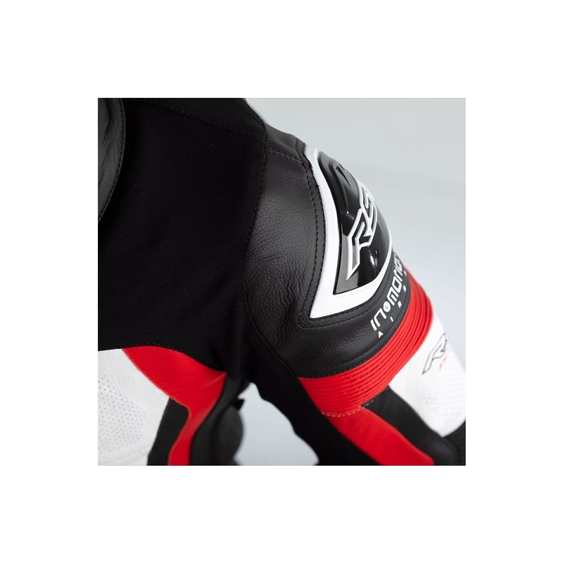 Einteiliger RST Pro Series Airbag schwarz-weiß-rot Motorradoverall  Ausverkauf