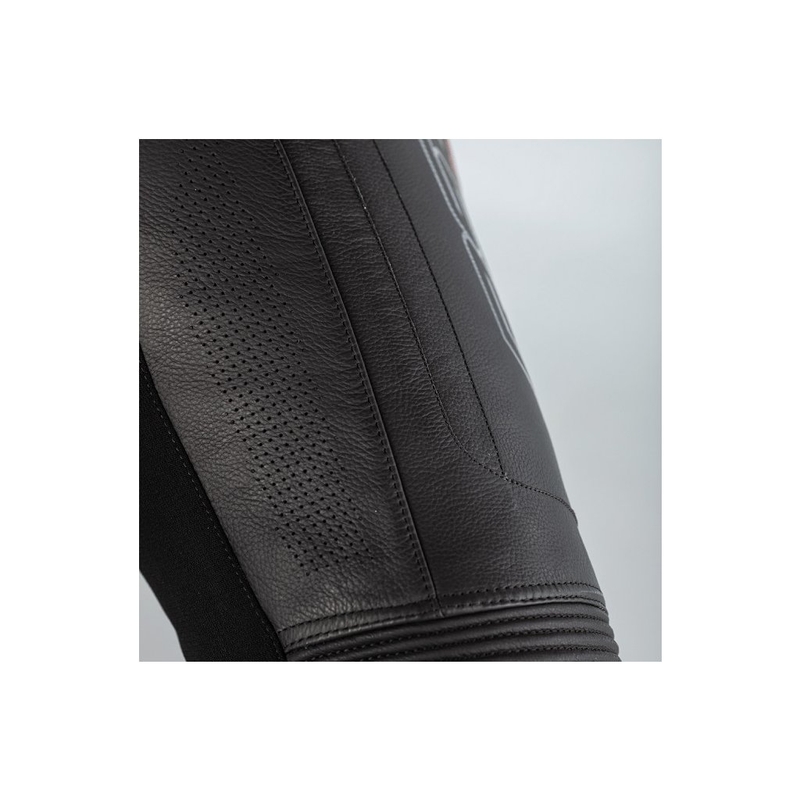 RST Pro Serie Airbag Einteiliger Motorradoverall Schwarz-Grau-Rot Ausverkauf