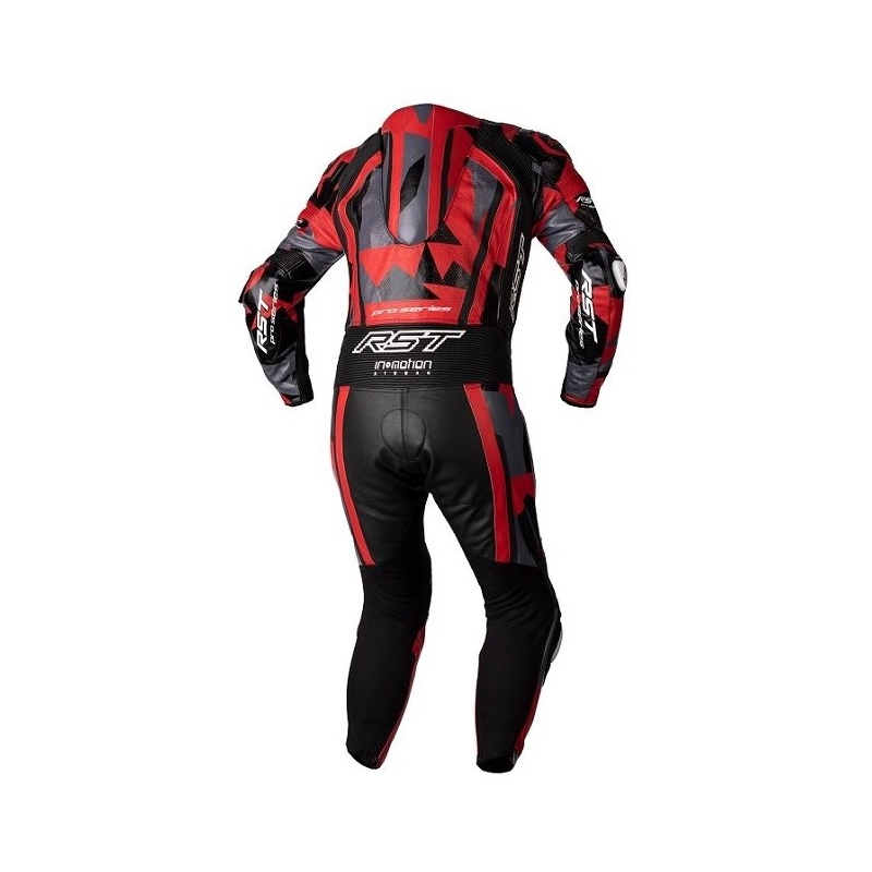 RST Pro Series CE einteiliger Motorradanzug schwarz-grau-rot Ausverkauf