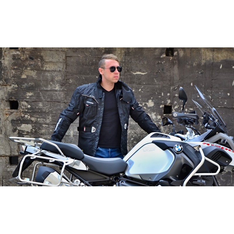 Motorradjacke RSA Voyager schwarz Ausverkauf