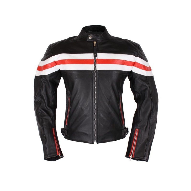 Dámská bunda na motorku RSA černo oranžová výprodej