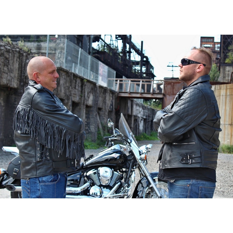 Moto Jacke kurvig RSA Old School Ausverkauf