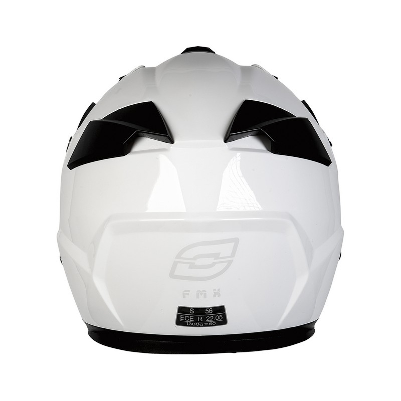 Motocross Helm für Motorrad Ozone FMX weiß Ausverkauf
