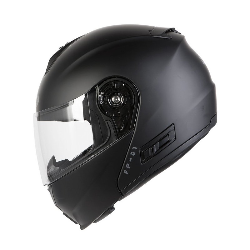Ozone FP-01 schwarz matt flip-up Motorradhelm zu verkaufen Ausverkauf