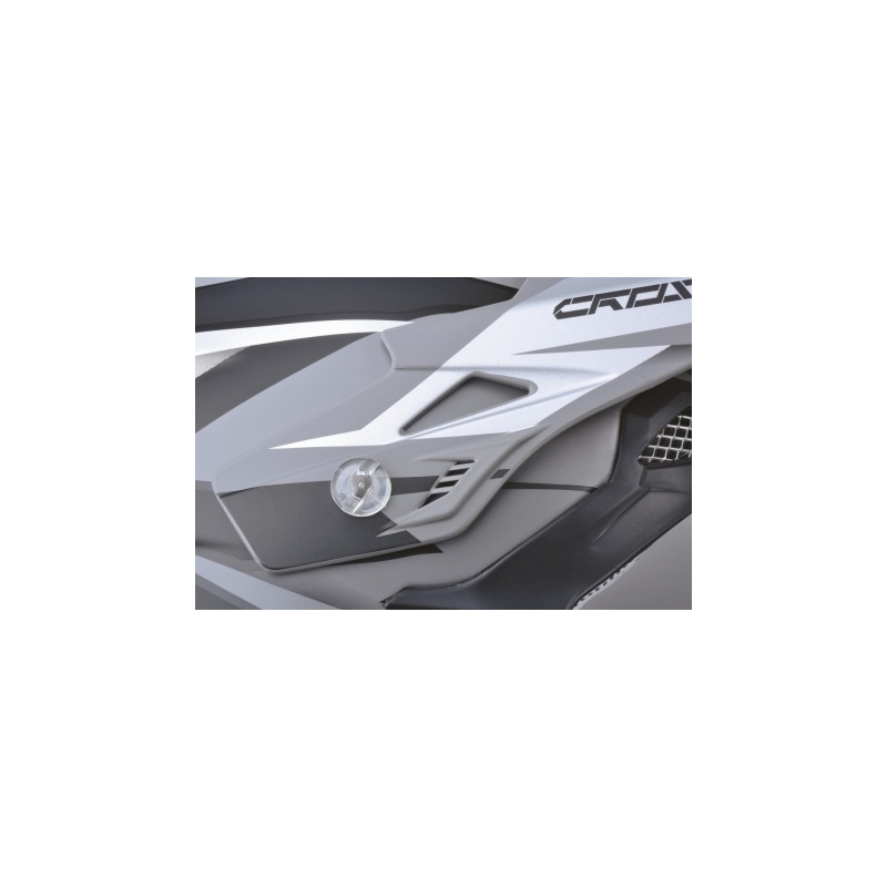 Cassida Cross Pro Motocross-Helm - schwarz matt/grau Ausverkauf