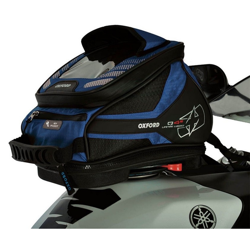 Tankrucksack für Motorrad Oxford Q4R QR-blau