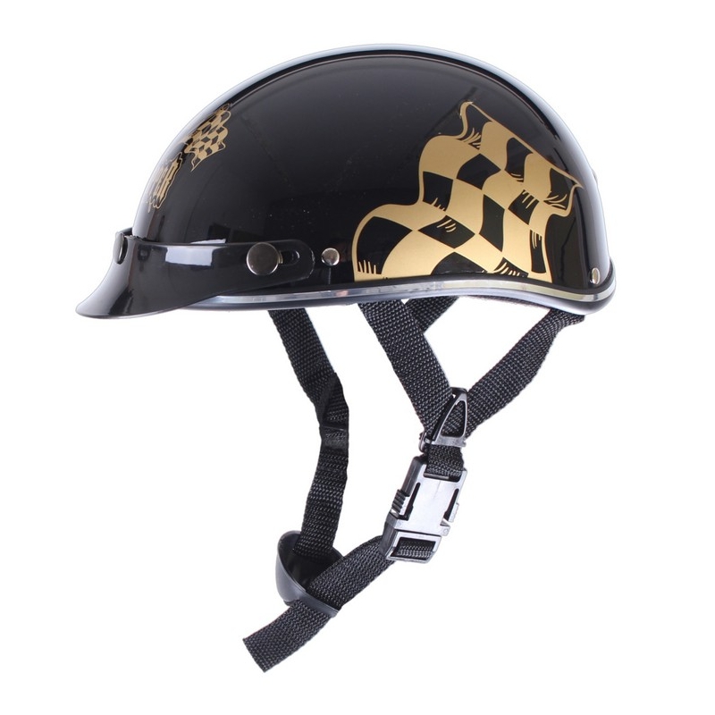 Motorradhelm braincap RSA Flagge schwarz glänzend