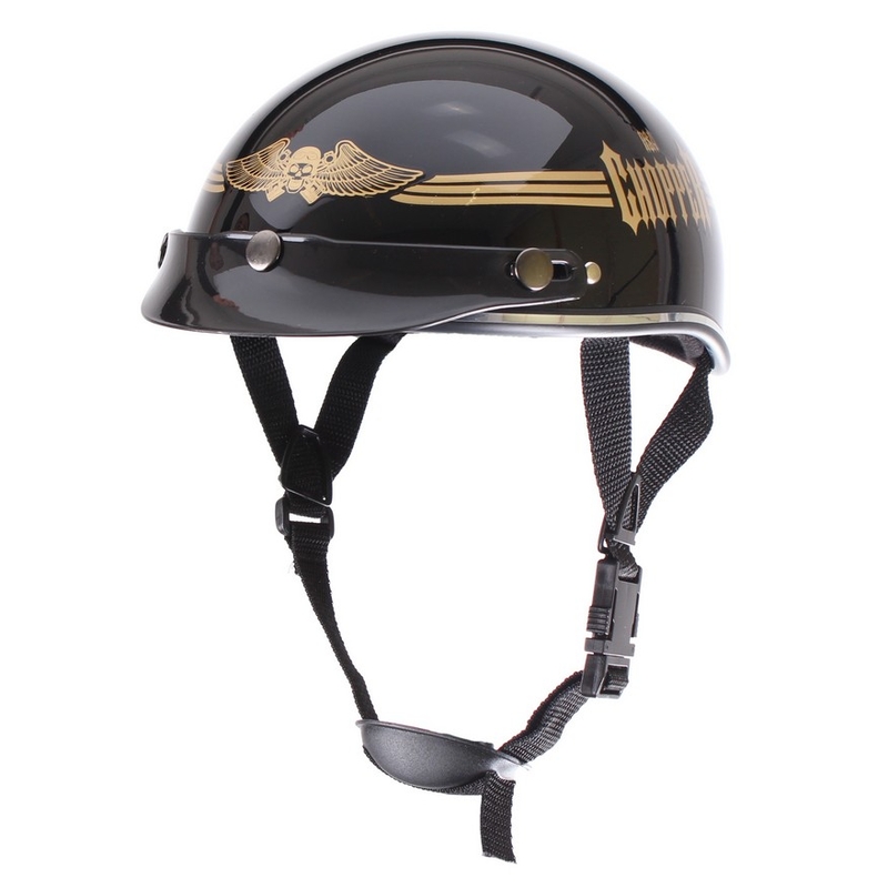 Braincap Helm RSA Skull schwarz glänzend