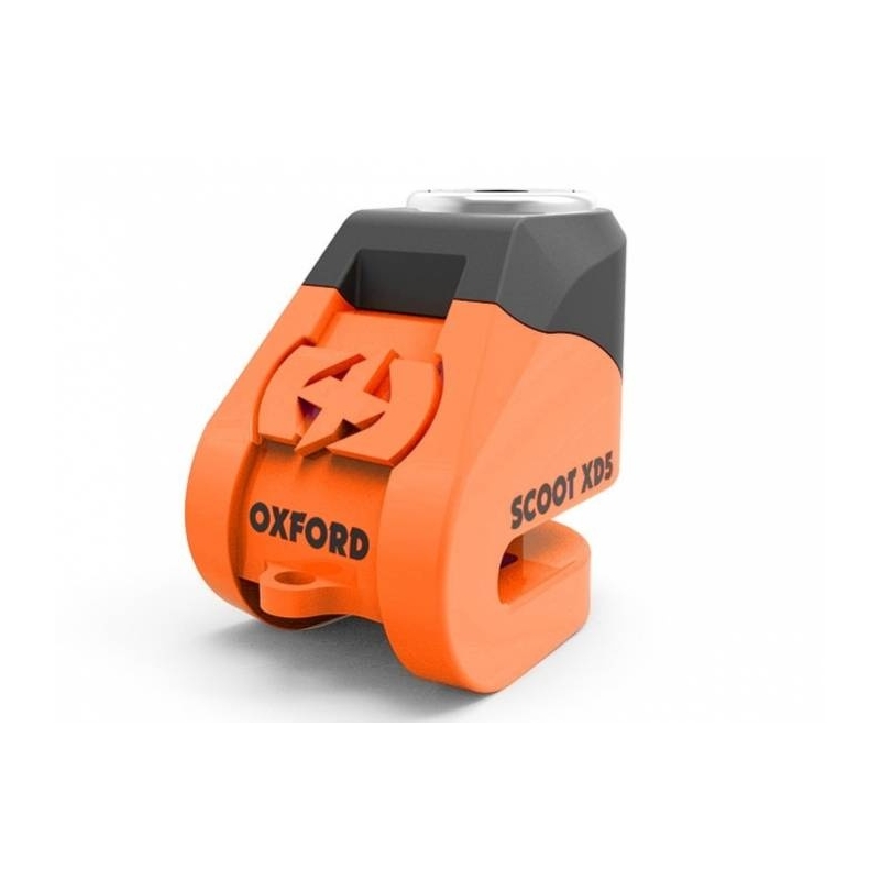 Oxford Scoot XD5 Scheibenbremsenschloss - orange/schwarz