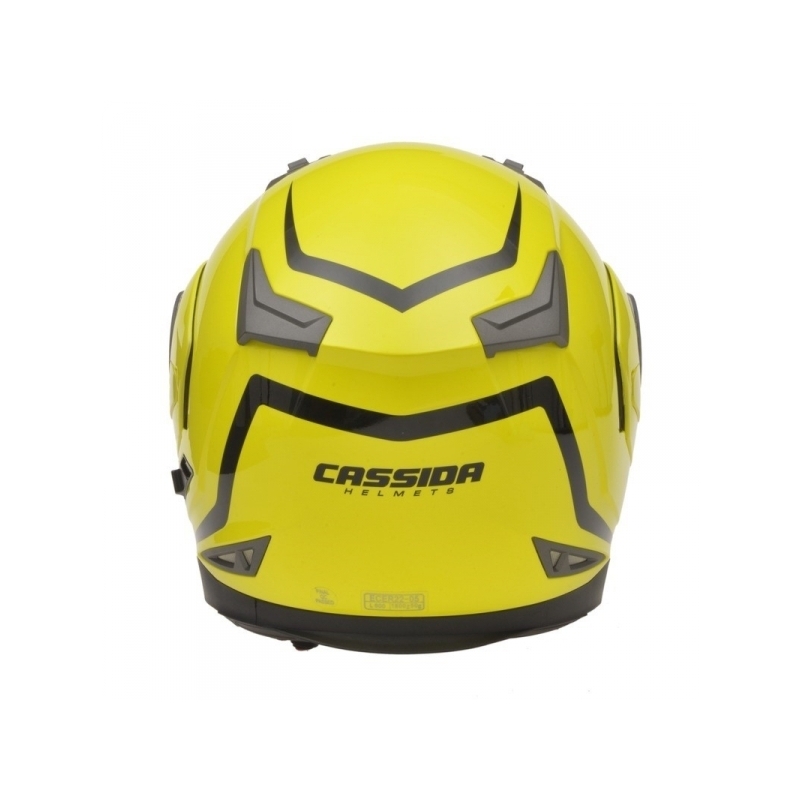 Cassida Compress Motorradhelm - gelb Ausverkauf