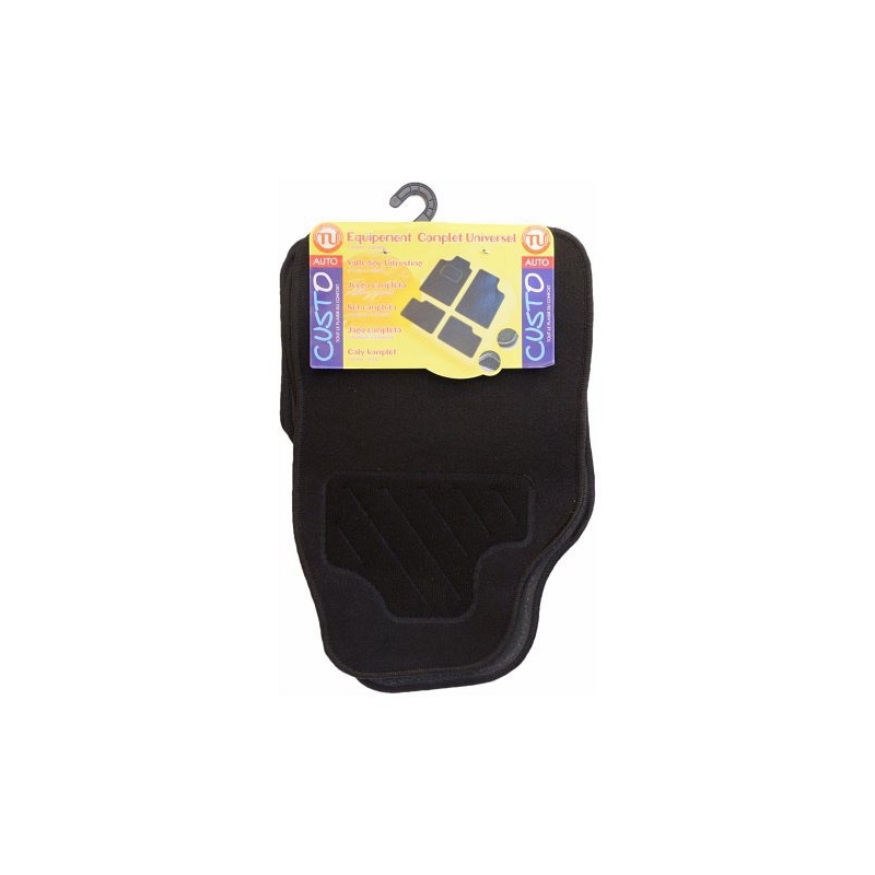 Textilteppiche ATOL 4St. schwarz