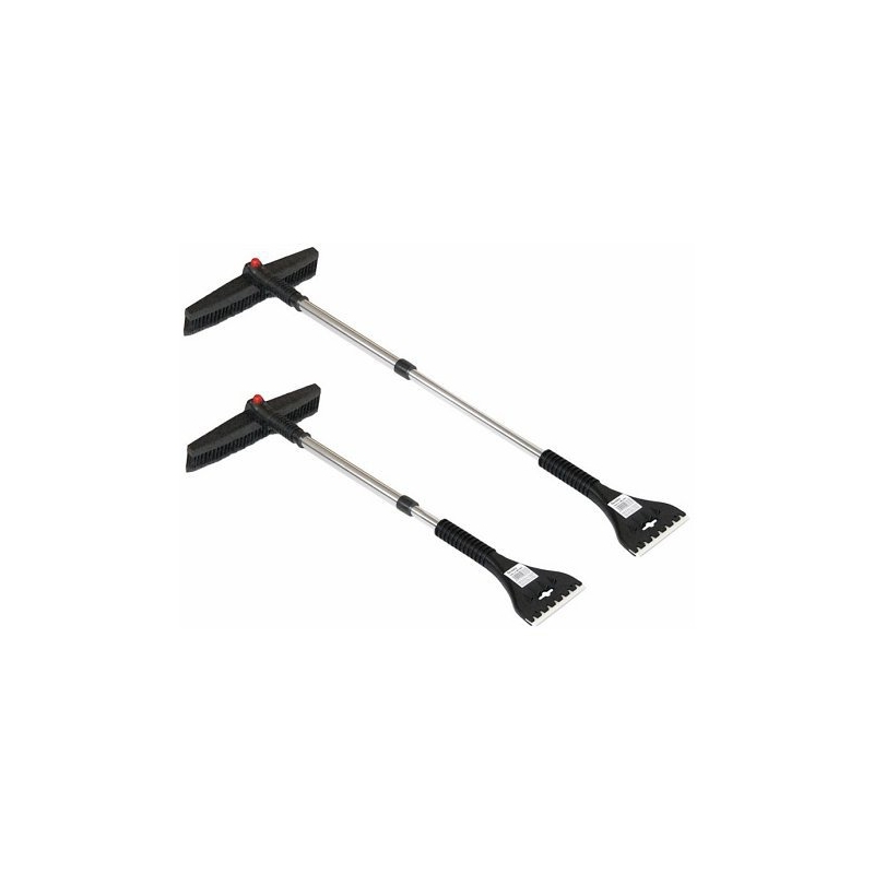 Teleskopschaber mit Besen 85cm