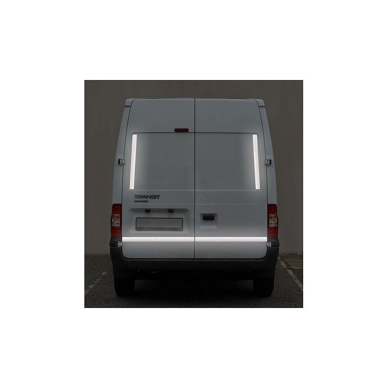 Selbstklebendes reflektierendes Band 5m x 5cm weiß (Rolle 5m)