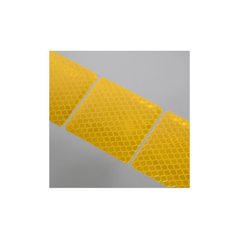 Selbstklebeband reflektierend geteilt 1m x 5cm gelb