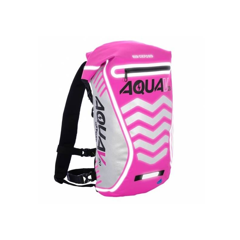 Oxford Aqua V20 Extreme Sichtbarkeit Wasserdichter Rucksack Pink