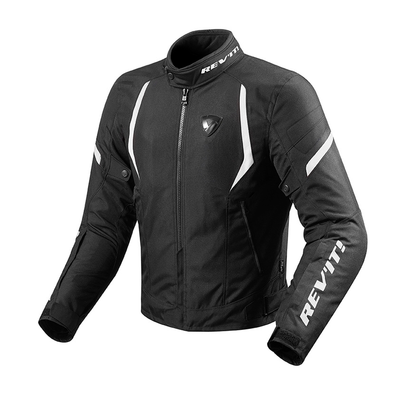 Revit Jupiter 2 schwarz und weiß Motorradjacke Ausverkauf