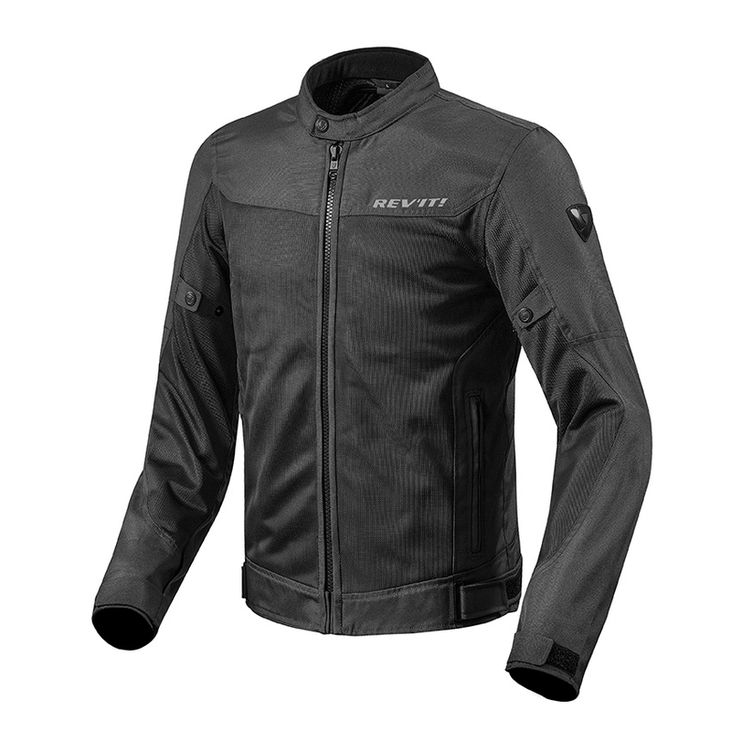 Revit Eclipse Motorradjacke schwarz Ausverkauf