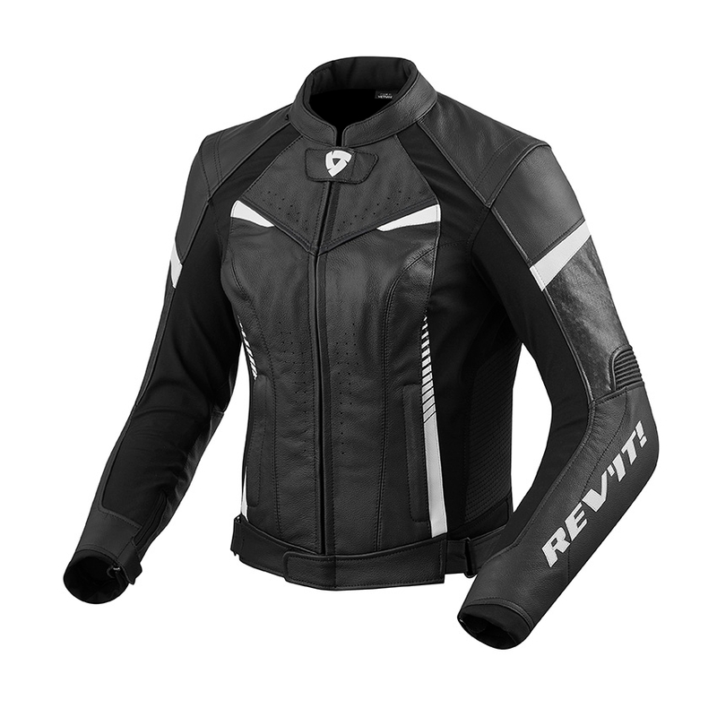Revit Xena 2 schwarz und weiß moto Jacke zum Ausverkauf