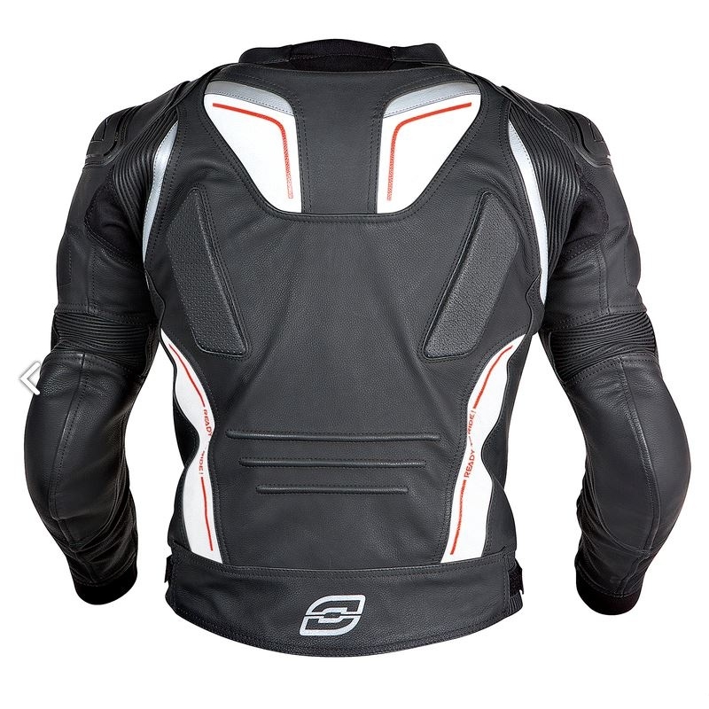 Ozone Grip Motorradjacke - schwarz/weiß