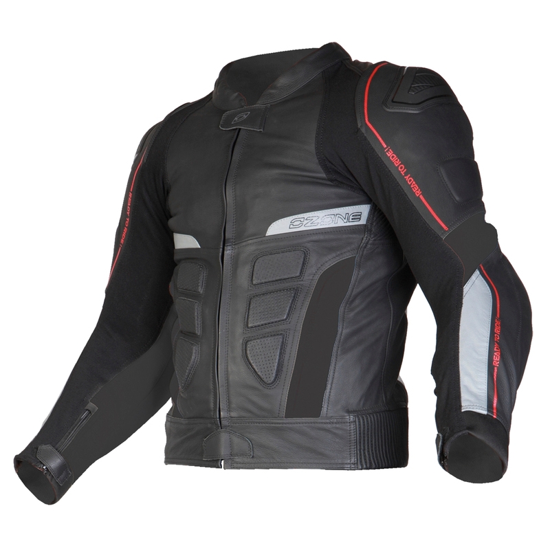 Ozone Grip Motorradjacke schwarz