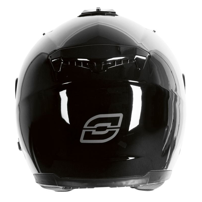 Offener Motorradhelm Ozone CT-01 schwarz glänzend Ausverkauf