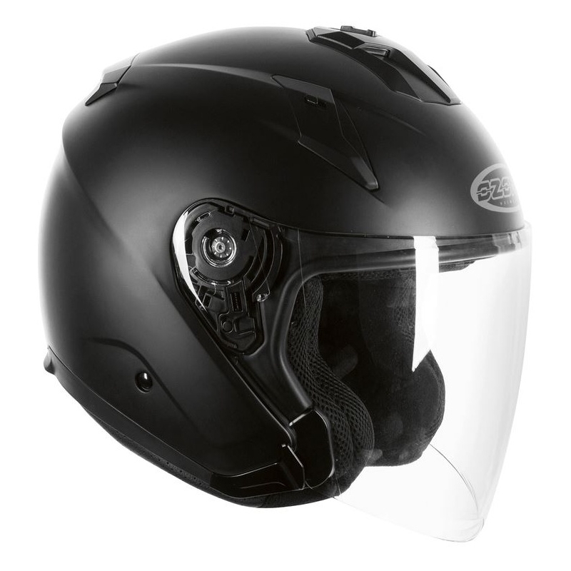 Offener Motorradhelm Ozone CT-01 schwarz matt Ausverkauf