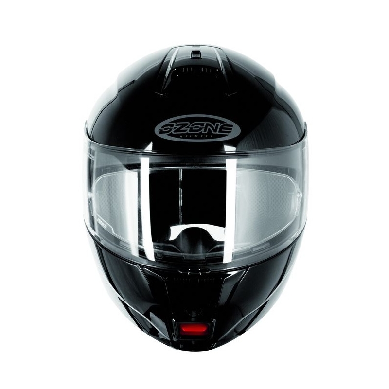 Flip-up Motorradhelm Ozone FP-01 schwarz glänzend + Pinlock Ausverkauf
