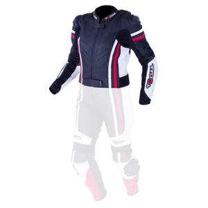 Damen Tschul 556 schwarz-weiß-rot Jacke Ausverkauf