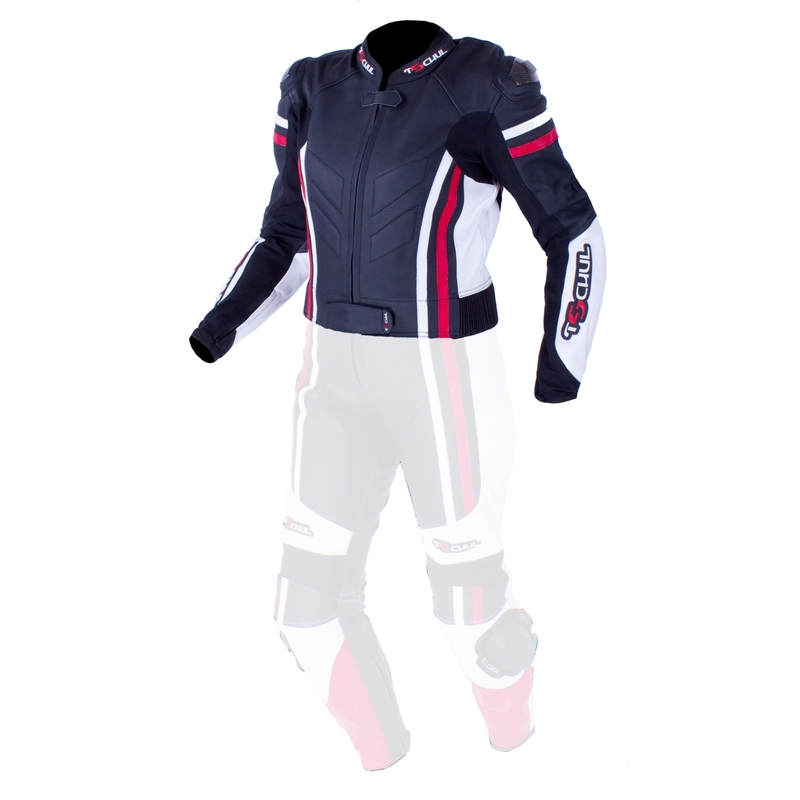 Damen Tschul 556 schwarz-weiß-rot Jacke Ausverkauf