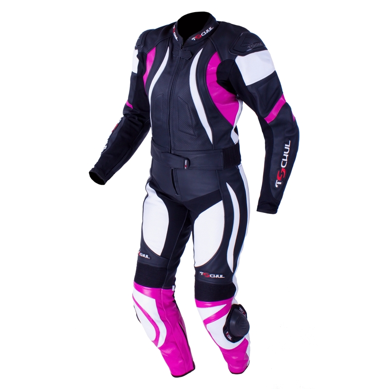 Damen Jacke Tschul 546 schwarz-weiß-rosa Ausverkauf