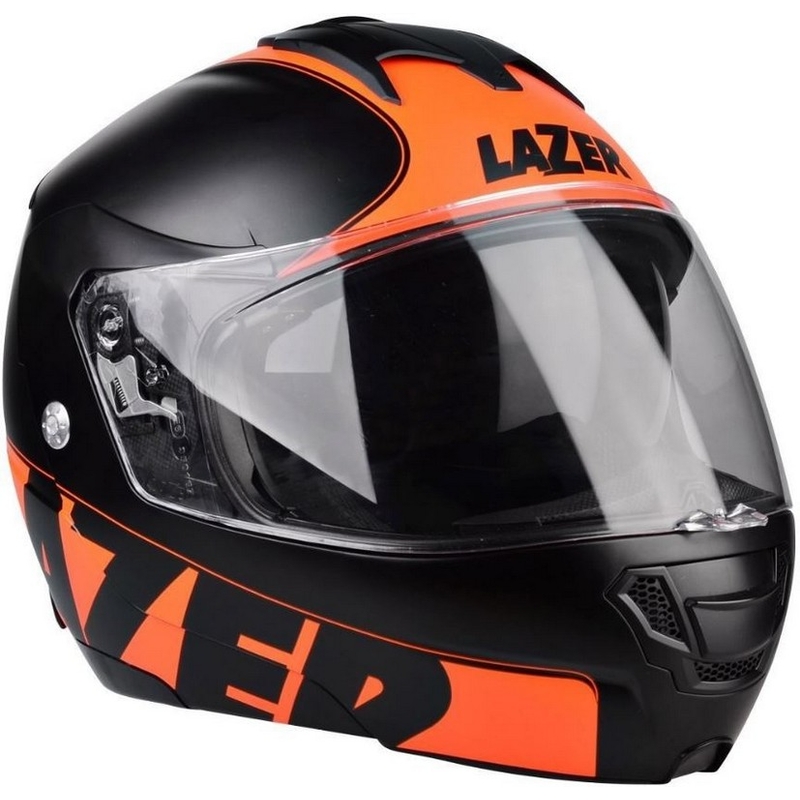 Klappbarer Motorradhelm Lazer Lugano Raccoun orange