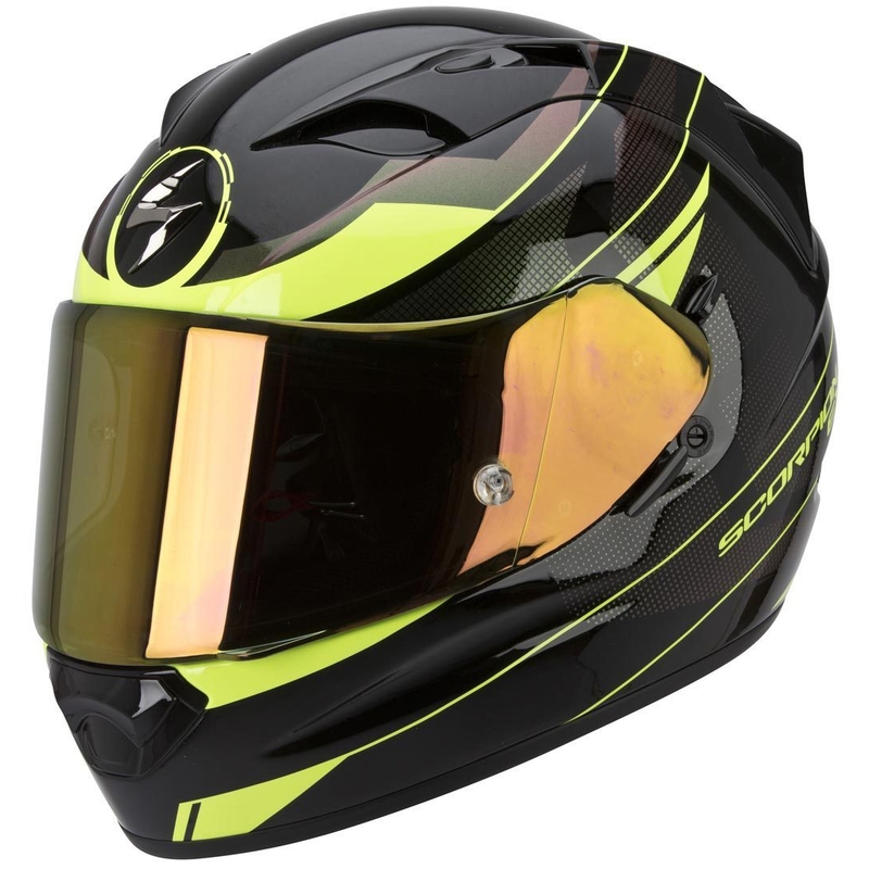 Integralhelm Scorpion EXO-1200 Air Fulmen schwarz-fluo gelb Ausverkauf