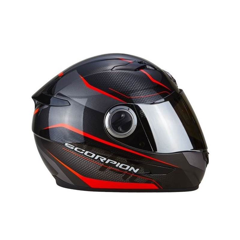 Integralhelm Scorpion EXO-490 Vision schwarz-rot Ausverkauf