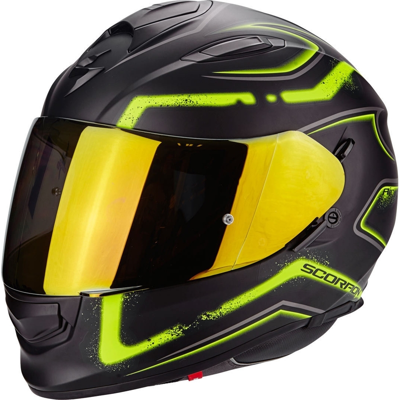 Integralhelm Scorpion EXO-510 Air Radium schwarz-fluo gelb