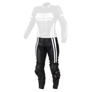 RSA Virus Women's Black and White Motorradhosen Ausverkauf