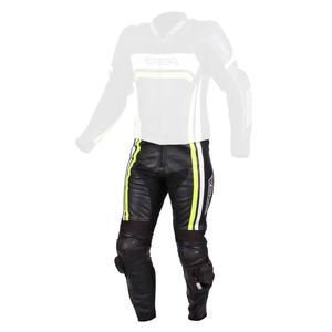 Herren Motorradhose RSA Virus schwarz-weiß-fluo gelb Ausverkauf